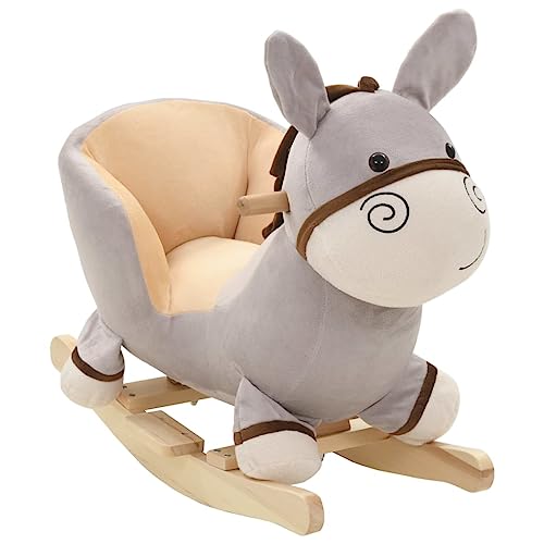 vidaXL Schaukeltier Esel Plüsch Schaukelpferd Kinder Baby Schaukelspielzeug vidaXL Schaukeltier Esel Plüsch Schaukelpferd Kinder Baby Schaukelspielzeug von vidaXL
