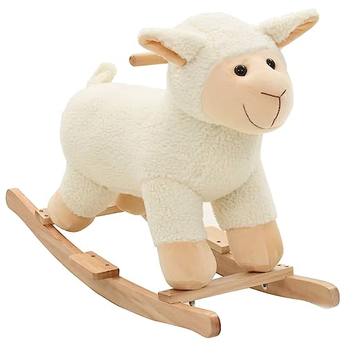 vidaXL Schaukeltier Schaf Plüsch Schaukelpferd Schaukelspielzeug Kinder Baby vidaXL Schaukeltier Schaf Plüsch Schaukelpferd Schaukelspielzeug Kinder Baby von vidaXL