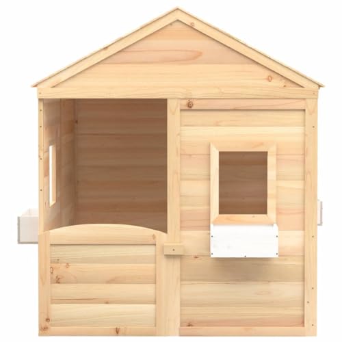 vidaXL Spielhaus, Kinderspielhaus mit Abschließbarer Tür Blumentöpfen, Gartenhaus für Kinder ab 3 Jahren, Outdoor Holzhaus Spielhütte, Tannenholz vidaXL Spielhaus, Kinderspielhaus mit Abschließbarer Tür Blumentöpfen, Gartenhaus für Kinder ab 3 Jahren, Outdoor Holzhaus Spielhütte, Tannenholz von vidaXL