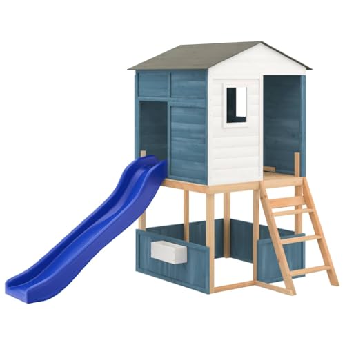 vidaXL Spielturm, Klettergerüst mit Rutsche, Kletterturm für Kinder ab 3 Jahren, Kletterhaus Spielhaus Spielplatz, Massivholz Tanne vidaXL Spielturm, Klettergerüst mit Rutsche, Kletterturm für Kinder ab 3 Jahren, Kletterhaus Spielhaus Spielplatz, Massivholz Tanne von vidaXL