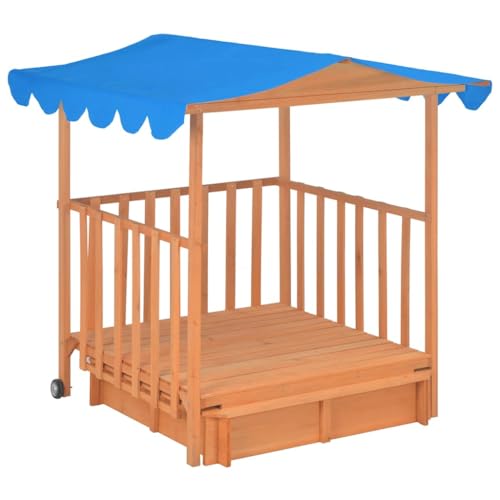 vidaXL Tannenholz Sandkasten mit Dach Sandkiste Sandbox Kindersandkasten Kinder Spielhaus Kinderspielhaus Holzhaus Holzspielhaus Garten UV50 UV Schutz Sonnenschutz vidaXL Tannenholz Sandkasten mit Dach Sandkiste Sandbox Kindersandkasten Kinder Spielhaus Kinderspielhaus Holzhaus Holzspielhaus Garten UV50 UV Schutz Sonnenschutz von vidaXL