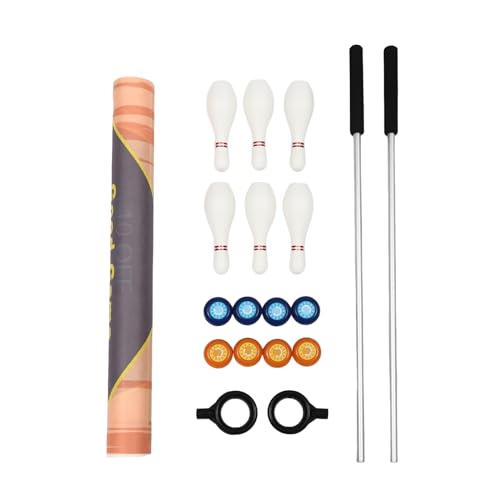 3-In-1 Tisch Curling Spiel Shuffleboard Jakkolo Sjoelbak Bowling Shuffleboard Tischse Tragbares Indoor Tischkegelspiel Curling Spiel Mit 6 Bowling und 1 Puttern Kinder Familie Party 3-In-1 Tisch Curling Spiel Shuffleboard Jakkolo Sjoelbak Bowling Shuffleboard Tischse Tragbares Indoor Tischkegelspiel Curling Spiel Mit 6 Bowling und 1 Puttern Kinder Familie Party von vinnyooc