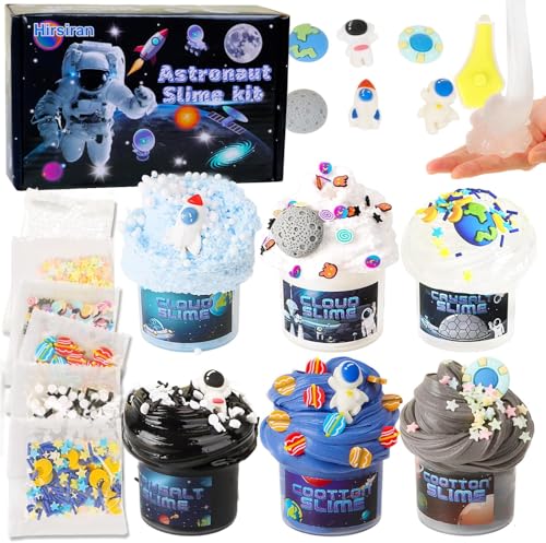 Bunter Schleim-Set，Fluffy Slime，Transparenter Schleim, Butterschleim，Children's Party Gift,Schleimset Geschenke Für Mädchen und Jungs（Sternenhimmel） von vita dennis