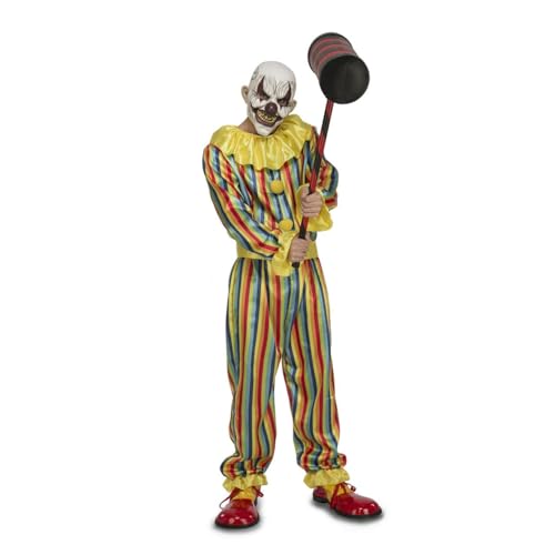 viving Prank Clown Overall, Gürtel und Maske, Größe XXXL, mehrfarbig (1) viving Prank Clown Overall, Gürtel und Maske, Größe XXXL, mehrfarbig (1) von viving