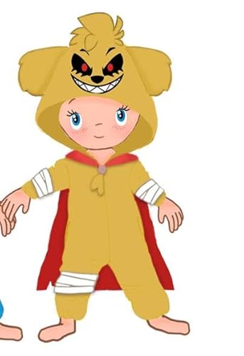 viving Mike Exe Kigurimi Kinderkostüm mit Sound, Größe 3-4 Jahre (1) von viving