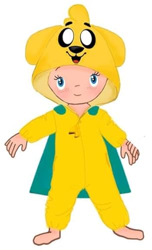 viving Mike Kigurimi Kinderkostüm mit Sound, Größe 10-12 Jahre (1) von viving