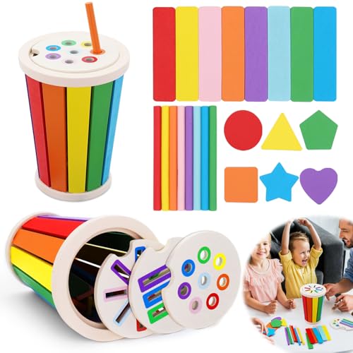 vnfsmy Kinder Montessori Spielzeug Holz Farbe Form Sortierspielzeug Motorikspielzeug KinderFarben Lernen Holzspielzeug Sensorik Spielzeug Holz Spielzeug ab 3 Jahre Geschenke Kinder vnfsmy Kinder Montessori Spielzeug Holz Farbe Form Sortierspielzeug Motorikspielzeug KinderFarben Lernen Holzspielzeug Sensorik Spielzeug Holz Spielzeug ab 3 Jahre Geschenke Kinder von vnfsmy