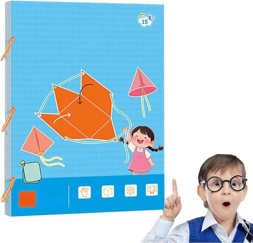 Pull String 3D Geometrie Lernbuch, Boutiquefortun 3D Spielzeug mit 9/12/15 Feststoffe, 3D-Geometrie-Lernbuch mit Zugschnur, Lehren Volumen & Oberfläche Formeln, Geometrie für Anfänger (15 Modell) Pull String 3D Geometrie Lernbuch, Boutiquefortun 3D Spielzeug mit 9/12/15 Feststoffe, 3D-Geometrie-Lernbuch mit Zugschnur, Lehren Volumen & Oberfläche Formeln, Geometrie für Anfänger (15 Modell) von vokkrv