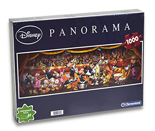 Clementoni 98931 - Disney - Klassik Panorama Puzzle (1000 Teile) von von Clementoni