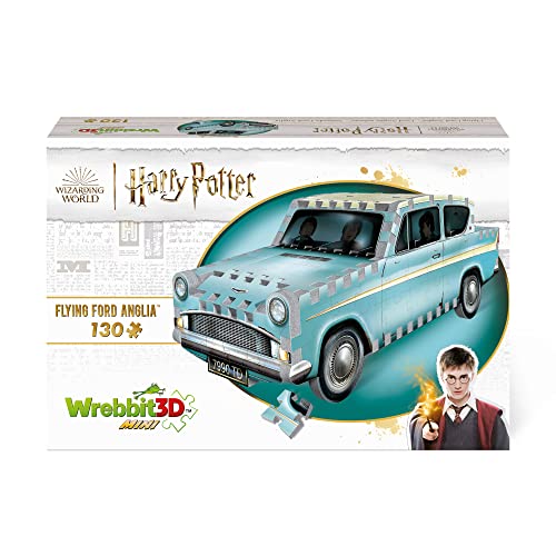 Wrebbit3D, Harry Potter: Flying Ford Anglia (130pc), 3D Puzzle, Ages 12+ von Wrebbit