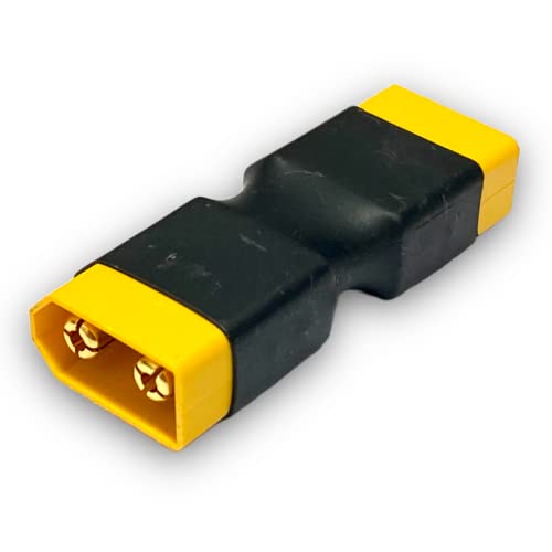 1x Stück Premium Adapter XT60 Male auf XT60 Male für Lipo Akku Battery Hochstrom 2Pin 60A Stecker Modellbau 1x Stück Premium Adapter XT60 Male auf XT60 Male für Lipo Akku Battery Hochstrom 2Pin 60A Stecker Modellbau von vuniversum