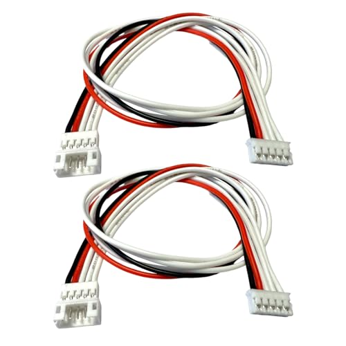 2X Stück 2.0 PH 5Pin Stecker auf Buchse 30cm Verlängerung 24AWG Flexibel Silikon Kabel für RC Copter Computer PC DIY Modellbau von vuniversum