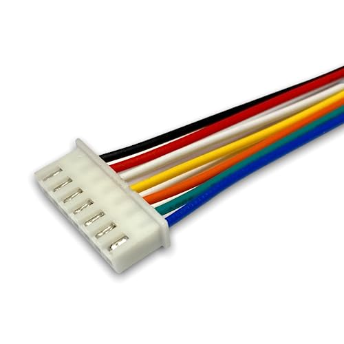 5X Premium XH 7Pin 2.54mm 2.54 Stecker inkl. 30cm 26AWG Elektronik Kabel Farbig + Buchse Lose für Lipo Akku Balancerkabel Pitch RC JST-XH 5X Premium XH 7Pin 2.54mm 2.54 Stecker inkl. 30cm 26AWG Elektronik Kabel Farbig + Buchse Lose für Lipo Akku Balancerkabel Pitch RC JST-XH von vuniversum