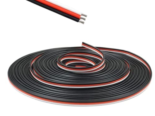 vuniversum 3Pin Premium Servo Verlängerungskabel Servokabel Litze 26AWG 30 Kerne für Modellbau JR Futaba kompatibel flexibel - Länge ist wählbar (2X Meter 26AWG) von vuniversum