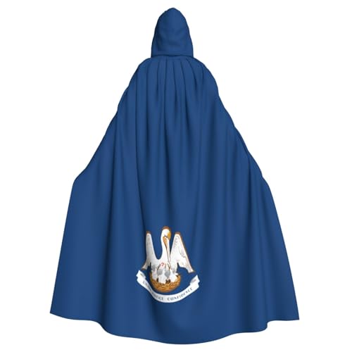 vvhmghda Unisex Kapuzenmantel mit Louisiana-Flagge, Kostümparty, Halloween-Umhang, Motto-Party-Umhang. vvhmghda Unisex Kapuzenmantel mit Louisiana-Flagge, Kostümparty, Halloween-Umhang, Motto-Party-Umhang. von vvhmghda