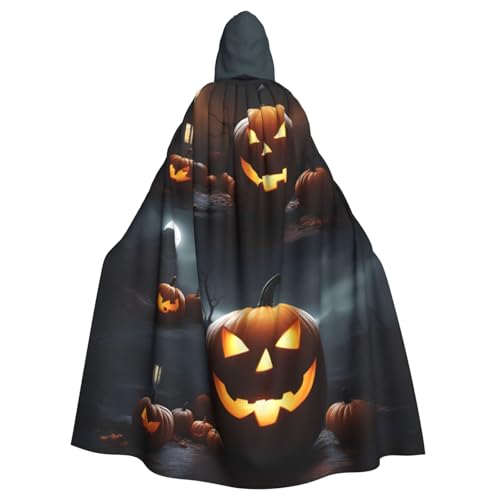 vvhmghda Unisex-Kostüm, Halloween-Kürbis-Druck, Kapuzenmantel, Kostümparty, Halloween-Umhang, Motto-Party-Umhang. vvhmghda Unisex-Kostüm, Halloween-Kürbis-Druck, Kapuzenmantel, Kostümparty, Halloween-Umhang, Motto-Party-Umhang. von vvhmghda