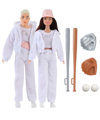 Walenbily 16 Pcs Puppen Kleidung Zubehör 30 cm Puppen Sport Kleider Set 2 Sätze Clothes,Mütze, Schuh,Tasche, 2 Sätze Baseballs Für 11,5 Zoll Puppen anziehsachen mädchen (Puppe Nicht enthalten) Walenbily 16 Pcs Puppen Kleidung Zubehör 30 cm Puppen Sport Kleider Set 2 Sätze Clothes,Mütze, Schuh,Tasche, 2 Sätze Baseballs Für 11,5 Zoll Puppen anziehsachen mädchen (Puppe Nicht enthalten) von walenbily