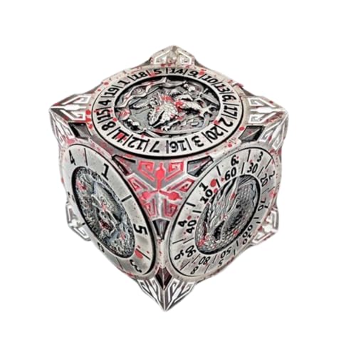 2025 Neues 7-in-1-DND-Set aus sechsseitigen rotierenden Metallwürfeln mit 3D-Prägung, Dungeons & Dragons, mehrseitige Rollenspielwürfel, Kratzfeste und verschleißfeste Verarbeitung! 2025 Neues 7-in-1-DND-Set aus sechsseitigen rotierenden Metallwürfeln mit 3D-Prägung, Dungeons & Dragons, mehrseitige Rollenspielwürfel, Kratzfeste und verschleißfeste Verarbeitung! von wanggaoyi