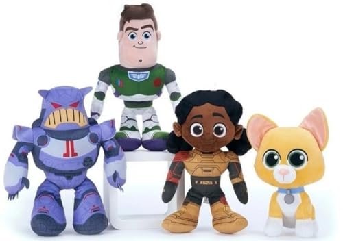 ware-direkt 4er Set Plüschfiguren 25–30 cm – Buzz Lightyear, Imperator Zurg, Sox Roboter-Katze & Alisha Hawthorne – weiche Kuscheltiere zum Spielen, Sammeln & Verschenken ware-direkt 4er Set Plüschfiguren 25–30 cm – Buzz Lightyear, Imperator Zurg, Sox Roboter-Katze & Alisha Hawthorne – weiche Kuscheltiere zum Spielen, Sammeln & Verschenken von ware-direkt