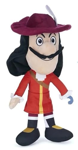 ware-direkt Captain Hook Plüschtier 35 cm – Original Lizenzprodukt – Kuscheltier aus Peter Pan – Weiche Stofffigur mit rotem Mantel & Haken – Für Kinder & Sammler – Käpt’n Hook Figur ware-direkt Captain Hook Plüschtier 35 cm – Original Lizenzprodukt – Kuscheltier aus Peter Pan – Weiche Stofffigur mit rotem Mantel & Haken – Für Kinder & Sammler – Käpt’n Hook Figur von ware-direkt