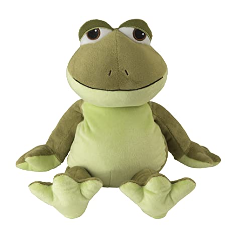 Warmies® Wärmekissen/Frosch II" Hirse Lavendelfüllung 30cm 700g Grün von warmies