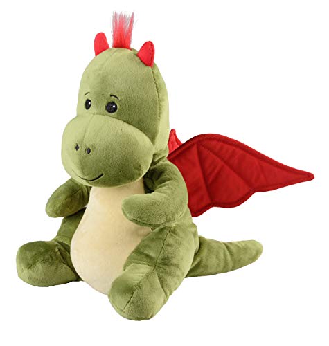 Warmies® Wärmekissen/Stofftier "Drache" Hirse Lavendelfüllung 35cm 700g von warmies