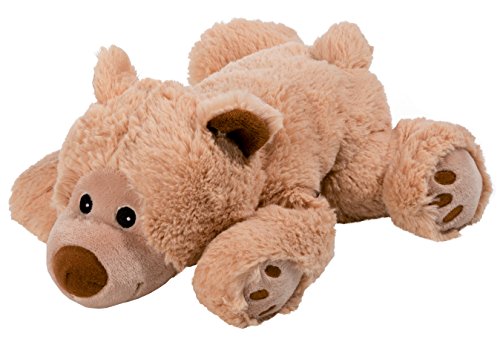 Warmies® Wärmekissen/Stofftier "Liegender Bär" Hirse Lavendelfüllung 35cm 700g (exklusives Warmies-Design für Greenlife Value) von warmies