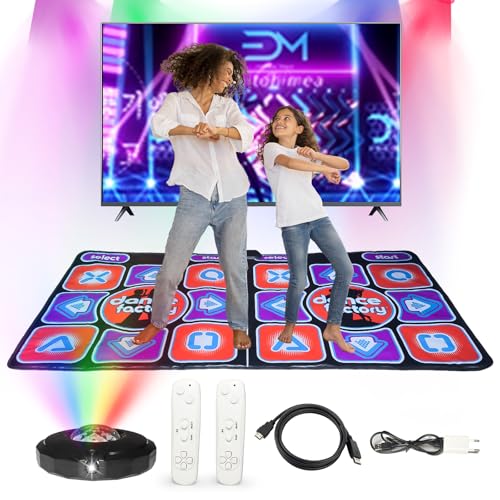 washrobots Doppel-Tanzmatte Elektronische Tanzmatte für TV mit Kamera Tanzmatte für Erwachsene Digitale Tanzspielmatte Geeignet für Familienfeiern/Geburtstag Kinder, Erwachse washrobots Doppel-Tanzmatte Elektronische Tanzmatte für TV mit Kamera Tanzmatte für Erwachsene Digitale Tanzspielmatte Geeignet für Familienfeiern/Geburtstag Kinder, Erwachse von washrobots