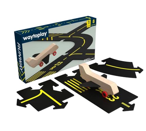 Waytoplay - Flughafenbahn – Holz, Gummi – Runway Waytoplay - Flughafenbahn – Holz, Gummi – Runway von waytoplay