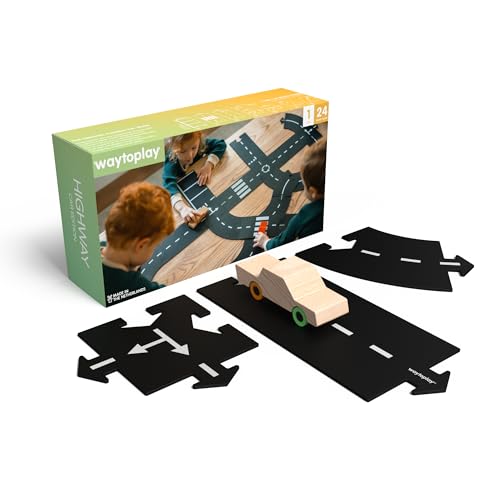 Waytoplay Highway - Die flexible Spielzeugstraße, 24 st. MIT Auto, Spielen Sie mit Ihren Autos drinnen und draußen. Hergestellt in den Niederlanden Waytoplay Highway - Die flexible Spielzeugstraße, 24 st. MIT Auto, Spielen Sie mit Ihren Autos drinnen und draußen. Hergestellt in den Niederlanden von waytoplay