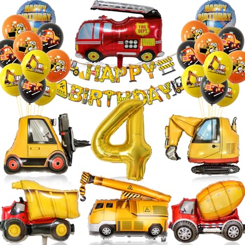 WAZIWE Bagger Luftballons kinder, Bagger Geburtstag 4 jahre jungen, Bagger Deko geburtstag junge, Bagger Ballon deko kindergeburtstag junge, Luftballon Bagger kindergeburtstag deko jungen WAZIWE Bagger Luftballons kinder, Bagger Geburtstag 4 jahre jungen, Bagger Deko geburtstag junge, Bagger Ballon deko kindergeburtstag junge, Luftballon Bagger kindergeburtstag deko jungen von waziwe