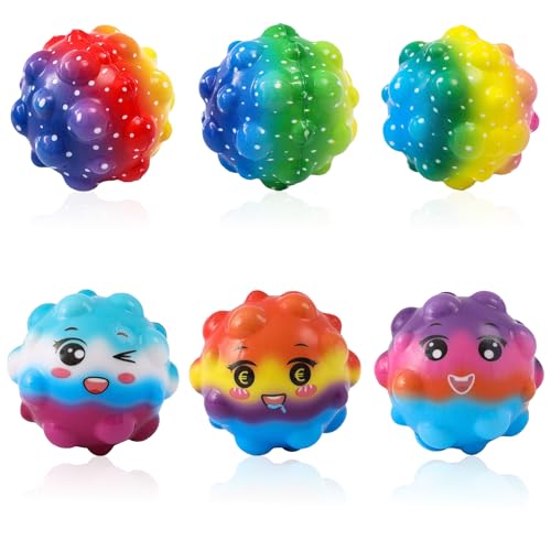 waziwe 6 Stück Moon Ball, Spaceballs for Kids Party Gift, Springball für Kinder, Hüpfball für Kinder Im Freien, Interaktives Spielzeug zum Stressabbau waziwe 6 Stück Moon Ball, Spaceballs for Kids Party Gift, Springball für Kinder, Hüpfball für Kinder Im Freien, Interaktives Spielzeug zum Stressabbau von waziwe