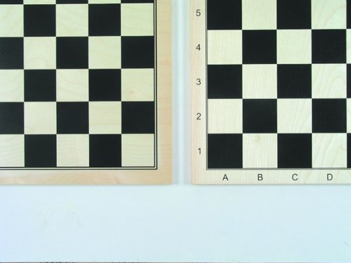 Weiblespiele 02093 - Schachbrett aus Ahorn, 44 x 44 cm, Feldgröße 45 mm von weiblespiele