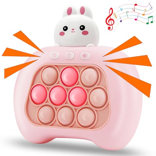 Kaninchen Quick Push Game，Bubble Pop Game Quick Push elektronisches Spiel Spielzeug ab 3 Jahre，Geburtstagsgeschenk für Jungen & Mädchen & Teenager von weirtoya