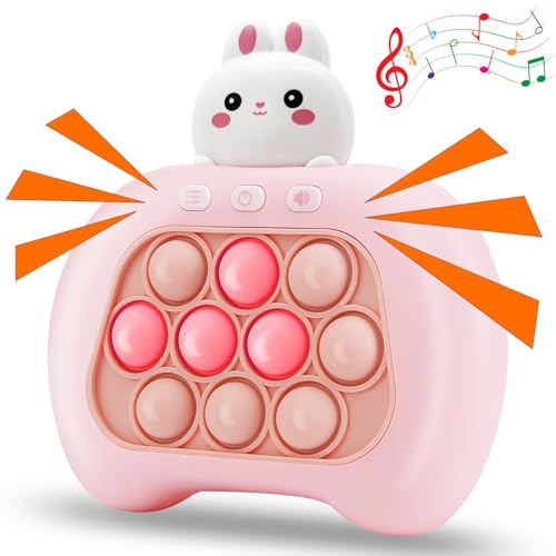 Rabbit Fast Push Game,Pop Bubble Fidget Toy Quick Push Light Up Popping Game Toys for Ages 4-12, Birthday Gifts for Boys & Girls & Teens Rabbit Fast Push Game,Pop Bubble Fidget Toy Quick Push Light Up Popping Game Toys for Ages 4-12, Birthday Gifts for Boys & Girls & Teens von weirtoya