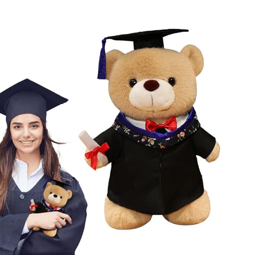 weiting Abschlussbär Stofftier, Abschluss Stofferbär - Weicher Plüschspielzeug Grad Bär mit Kleidhut - High School Throw Pillow süße Wohnkultur für Schlafzimmer & Kinder weiting Abschlussbär Stofftier, Abschluss Stofferbär - Weicher Plüschspielzeug Grad Bär mit Kleidhut - High School Throw Pillow süße Wohnkultur für Schlafzimmer & Kinder von weiting