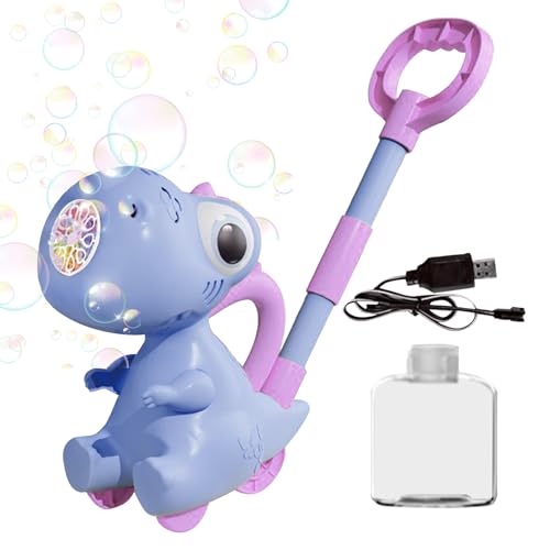 weiting Blasenblasenschubspielzeug, Bubble Rasenmäher, Blasenblasmaschine leuchten, Dinosaurier Outdoor Push Hinterhofspielzeug, 10 Löcher, Gartenunterhaltung weiting Blasenblasenschubspielzeug, Bubble Rasenmäher, Blasenblasmaschine leuchten, Dinosaurier Outdoor Push Hinterhofspielzeug, 10 Löcher, Gartenunterhaltung von weiting