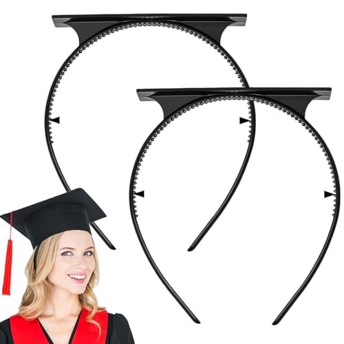 weiting Grad Hat Stirnband, Stirnband für Abschlusshut - Abschlusshut Begleiter,Set von 2 Party Hair Hoop -Foto -Requisiten, Klebstabilisator für Dress -up -Partyzubehör weiting Grad Hat Stirnband, Stirnband für Abschlusshut - Abschlusshut Begleiter,Set von 2 Party Hair Hoop -Foto -Requisiten, Klebstabilisator für Dress -up -Partyzubehör von weiting