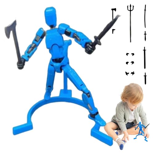 weiting Mehrgelenkige Actionfiguren, 3D-gedruckte Figur - Beweglicher Desktop-Roboter für den 3D-Druck,Desktop-Dekorationen, einzigartige Sammlerstücke, Gelenkroboter für Spieleliebhaber, Kinder und von weiting