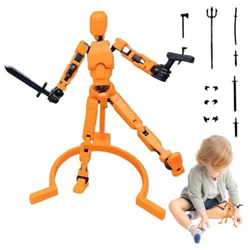 weiting Roboter-Actionfigur,Mehrgelenk-Actionfiguren - Beweglicher Desktop-Roboter für den 3D-Druck,Desktop-Dekorationen, einzigartige Sammlerstücke, Gelenkroboter für Spieleliebhaber, Kinder und von weiting