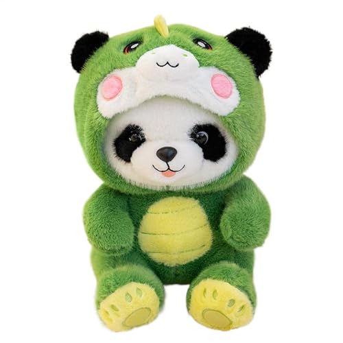 weiting Stofftierpanda, Panda Stoffed Animal | Gefüllte Begleitpuppe | 14 Zoll verwandeln tröstlicher Puppenplüsch, weiche Wohnkultur Kissen für Kinder Erwachsene von weiting