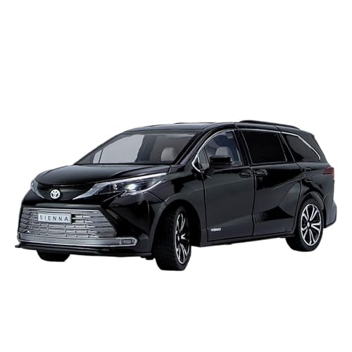 for 1/24 Senna Legierung Automodell Zurück Zur Sound- Und Licht-Business-Auto-Ornament-Kollektion(Black) von wenjiang