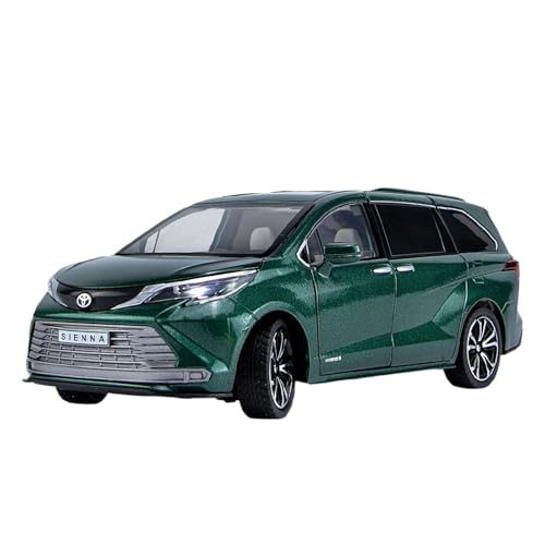 for 1/24 Senna Legierung Automodell Zurück Zur Sound- Und Licht-Business-Auto-Ornament-Kollektion(Green) von wenjiang