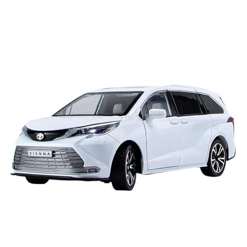 for 1/24 Senna Legierung Automodell Zurück Zur Sound- Und Licht-Business-Auto-Ornament-Kollektion(White) von wenjiang