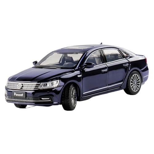 for 1/32 Passat Auto Sechs Offene Sound Und Licht Legierung Simulation Auto Sammlung Modell(Blue) von wenjiang