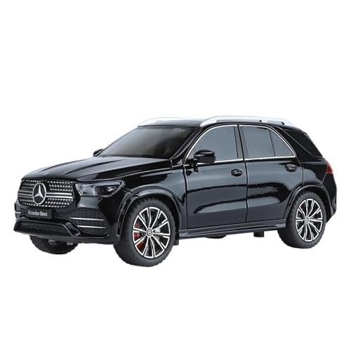 for 1:24 GLE Sechstürer-Leichtmetall-Automodell Mit Geräusch- Und Lichtdämpfung(Black) von wenjiang