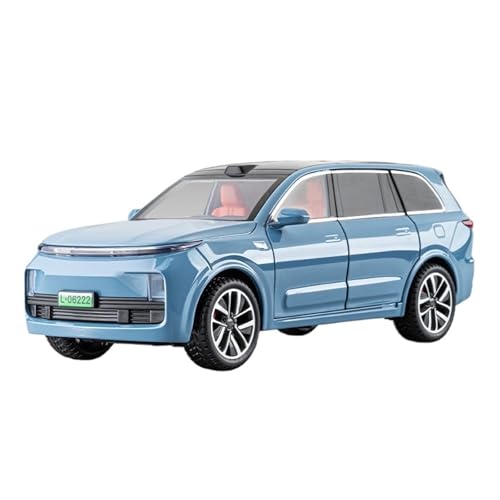 for 1:24 Ideal L9 Neue Energie Auto Modell Simulation Legierung Auto Modell Sammlung Ornamente(Blue) von wenjiang