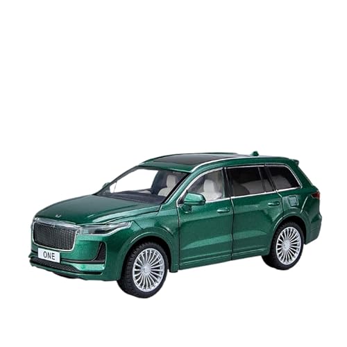 for 1:24 Legierung Große Idealone Modell Ornamente Auto Spielzeug Sportwagen New Energy Auto Modell SUV Metall Ornamente(Green) von wenjiang