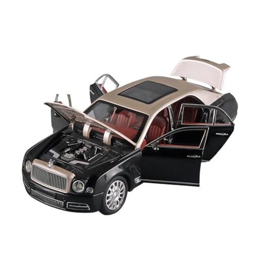 for 1:24 Mulsanne Legierung Automodell Mit Sterndach Simulation Automodell Ornamente(Gold) von wenjiang