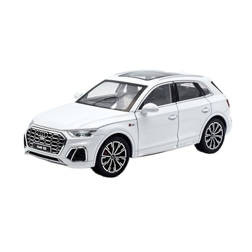 for 1:24 Q5 Legierung Auto Modell Simulation Luxus Off-Road Fahrzeug Sammlung Ornamente(White) von wenjiang